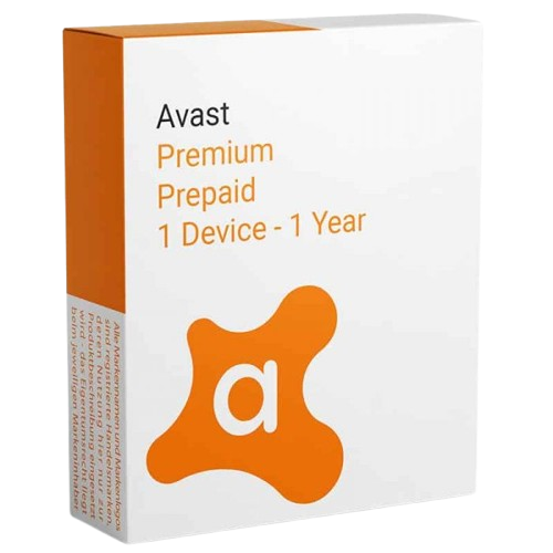 Avast Premium Prepaid 1 Device - 1 Year